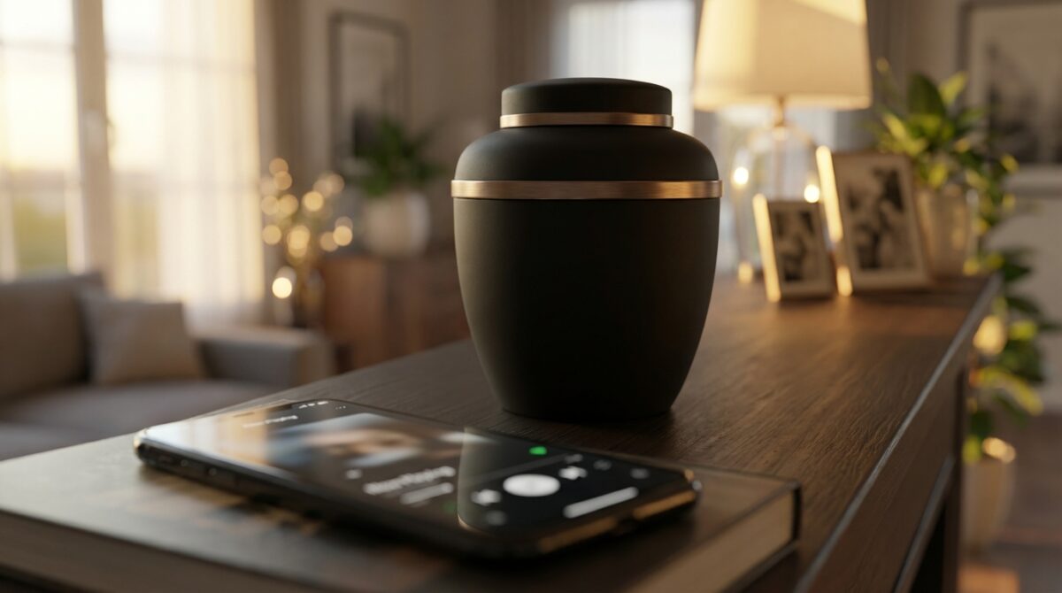 Spotify Liquid Death Urn: Groove Beyond the Grave spotify liquid death