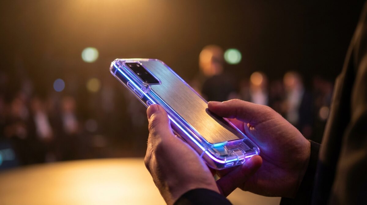 Futuristic Tecno concept phone